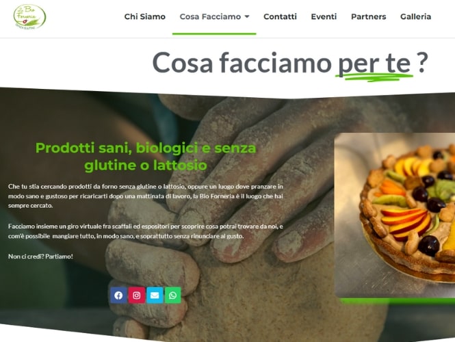 Comunicazione su sito WEB